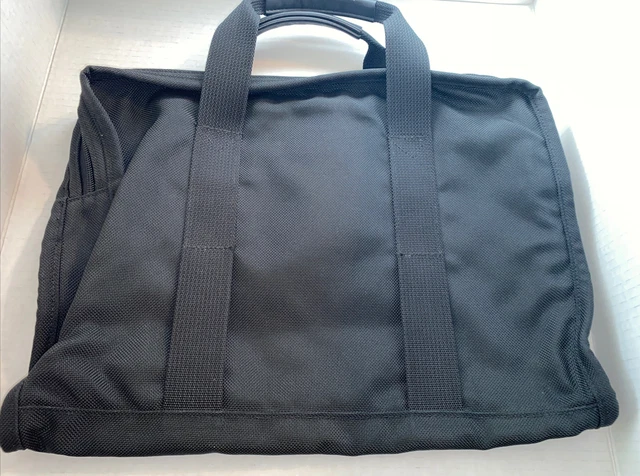 TUMI Alpha Slim Black Portfolio Laptop Case Briefcase Ballistic Nylon 207D3 2