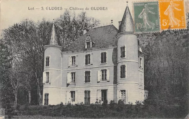 Cpa 46 Gluges Chateau De Gluges