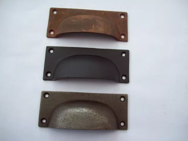 SMALL -Cast Iron Cup Pull Handle Chest Drawer Cupboard Cabinet kitchen Handle