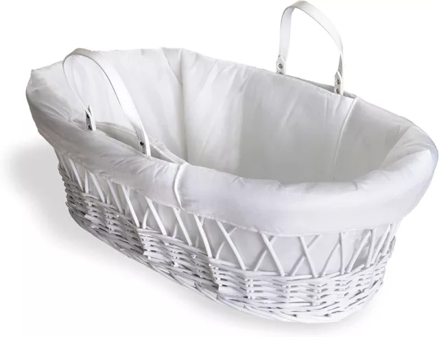 Clair de Lune Quilted Liner Moses Basket Padded Dressing Baby Newborn Essentials