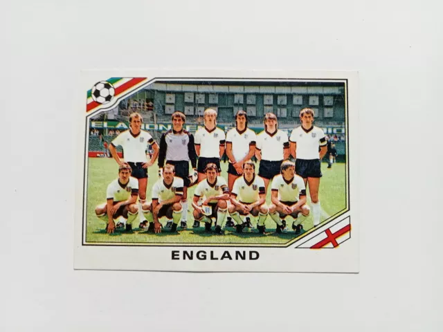 figurina calciatori Panini MEXICO 86 numero 401 squadra ENGLAND