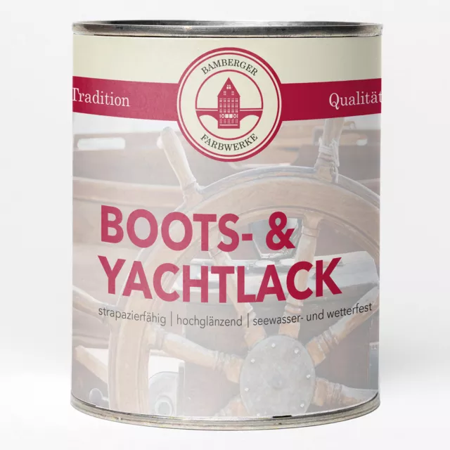 Bootslack Yachtlack Holzlack Klarlack Boots Lack Holz Farblos glänzend 375ml-10L