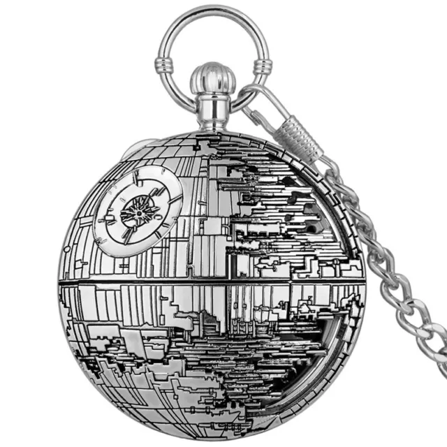 Musical Movement Stars Wars Quartz Pocket Watch Playing Music Fob Watches Unisex