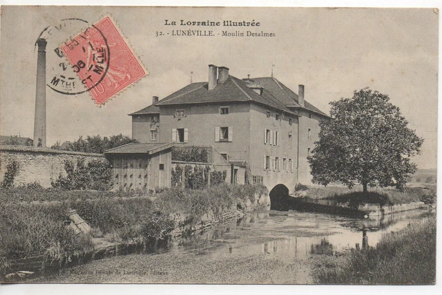 LUNEVILLE - Meurthe et Moselle - CPA 54 - le Moulin Desalmes