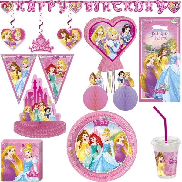 Princesse Anniversaire D'Enfant Fête Décoration Set Cendrillon