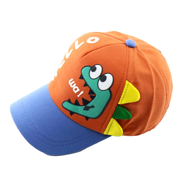 Twill Fitted Cap Letters Print Comfortable Kids Baseball Cap Sweat Absorption