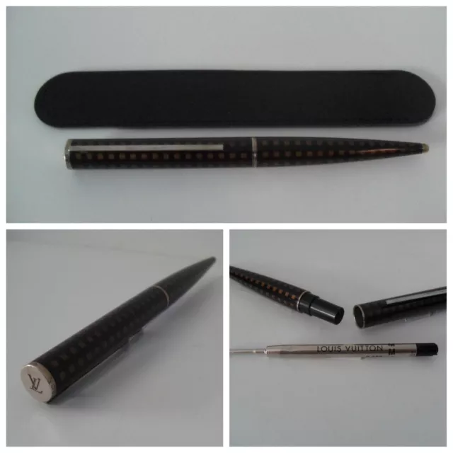 Louis Vuitton Silver-toned Jet Rack Black Ballpoint Pen ○ Labellov ○ Buy  and Sell Authentic Luxury