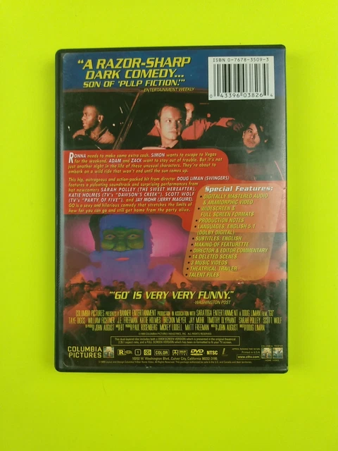 GO (DVD, 1999, Widescreen & Full Screen)-033 $7.76 - PicClick CA