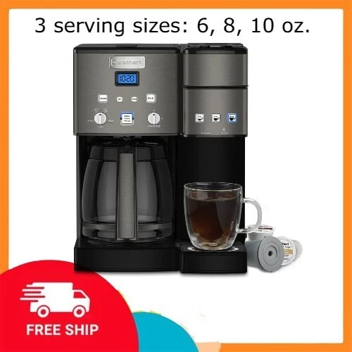 Cuisinart Coffee Center™ 12 Cup Coffeemaker & Single-Serve Brewer Cuisinart Coffee Center™ 12 Cup Coffeemaker & Single-Serve Brewer