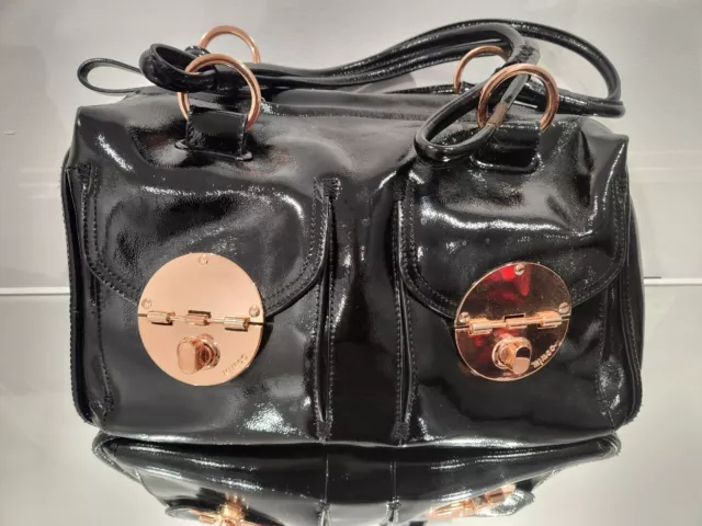 Mimco black and rose gold 2025 bag