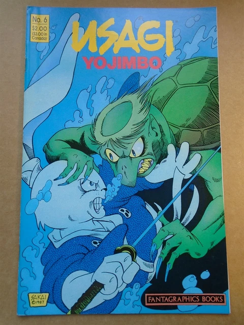 USAGI YOJIMBO #6 Stan Sakai Fantagraphics 1988 VF+/NM-
