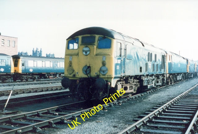RAILWAY PHOTO 6X4 Class 24 24107 BR Blue Haymarket TMD c1976 £2.00 ...