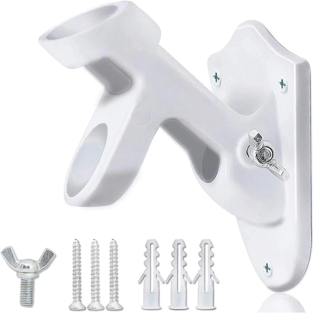 Two-Position Flag Pole Holder，Mounting Bracket with Hardwares, Heavy Duty Cast I