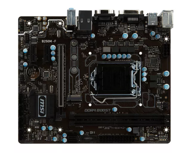 MSI B250M-F Motherboard Intel B250 LGA 1151 DDR4 M.2 m-ATX DVI-D Core USB 3.1