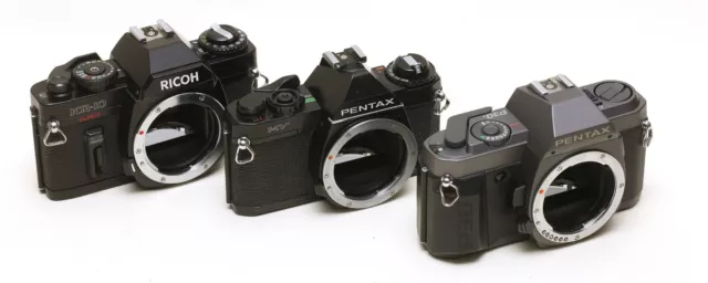 3 Pentax, Ricoh SLR Cameras