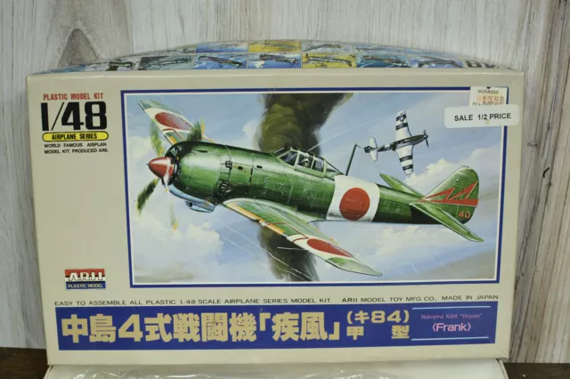 Nakajima Ki84 Ki-84 Japan Hayate Frank 1:48 ARII model Kit (A3) PARTS SEALED!!!