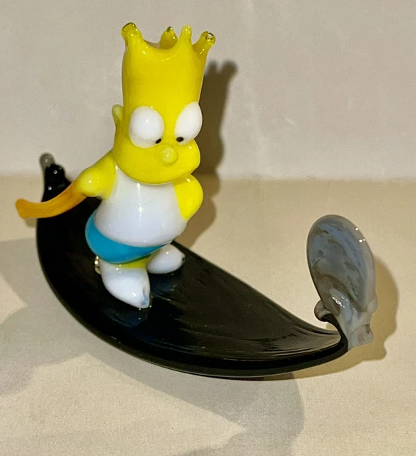 Lampe Torche Figurine Bart Simpson Vintage Des Années 1990 - Objet De Collection Rare