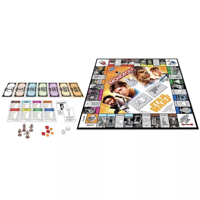 Monopoly Solo: Star Wars Story | Gesellschaftsspiel | Hasbro Brettspiel | NEU | 3