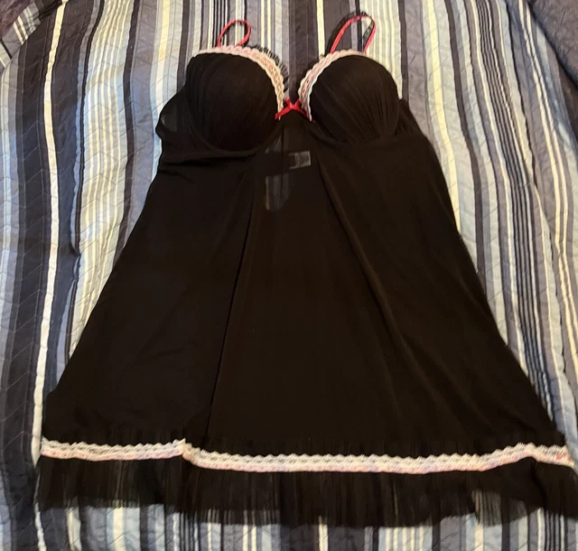 Rampage Intimates Black Lingerie size 2X