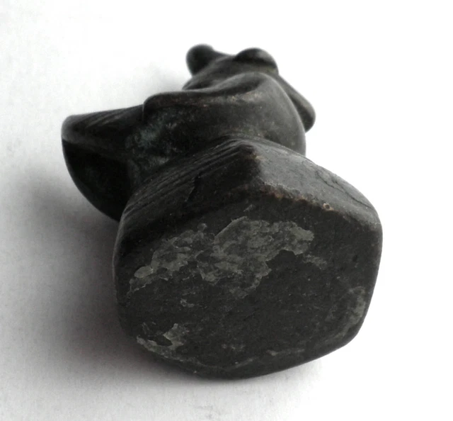 Antique Burmese Hintha Duck or Brahmani Duck Opium Weight 82g (5 tical bird) 6