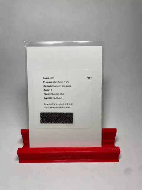 2023 Panini Prizm UFC Anderson Silva Champion Signatures Redemption!