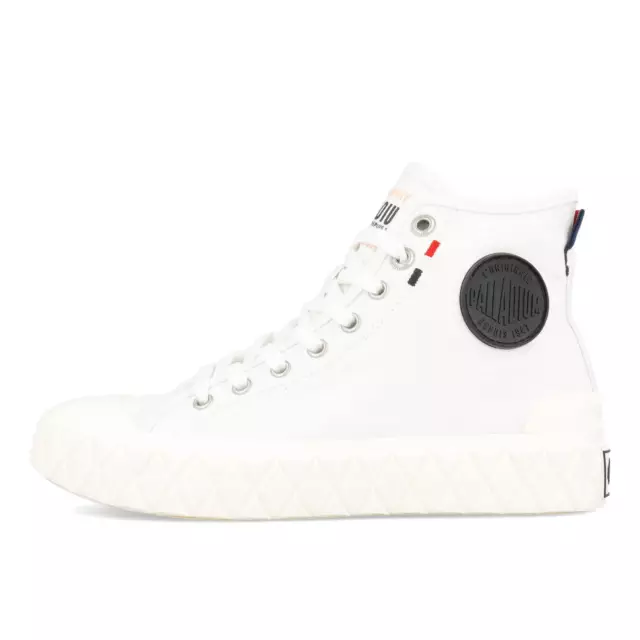 Palladium Palla Ace Canvas Mid Damen Star White Schuhe Sneaker Weiß