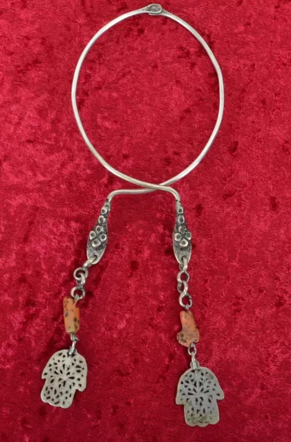 Fibula Marokko Berber Schmuck Antik Halskette Anhänger Tribal Ethno Orientalisch