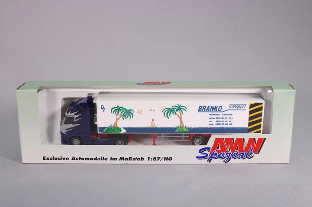 CAMION HO 1/87 Semi remorque RENAULT TRANSPORT NORBERT DENTRESSANGLE