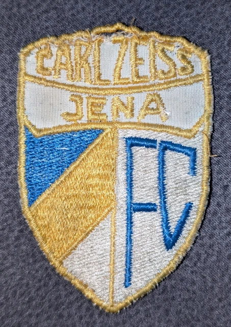 ORIG. GESTICKTER DDR Aufnäher FC Carl Zeiss Jena Oberliga Fußball Patch