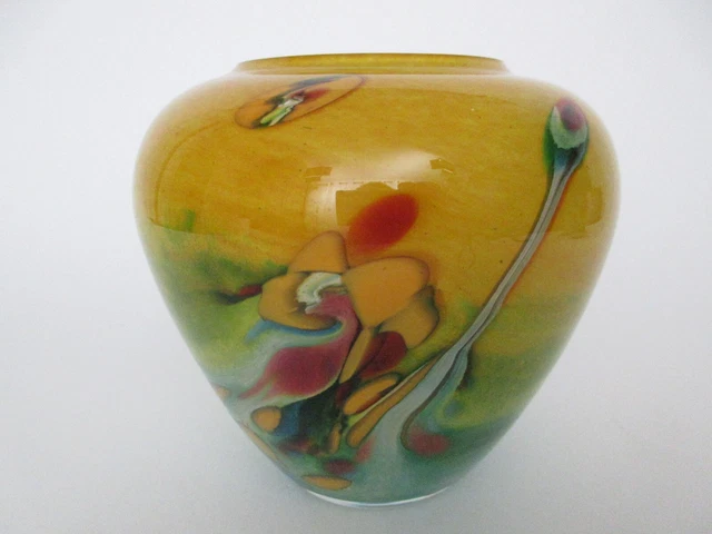 Vase En Verre Soufflé La Rochère – France – Années 1960 – 22cm – Magnifique