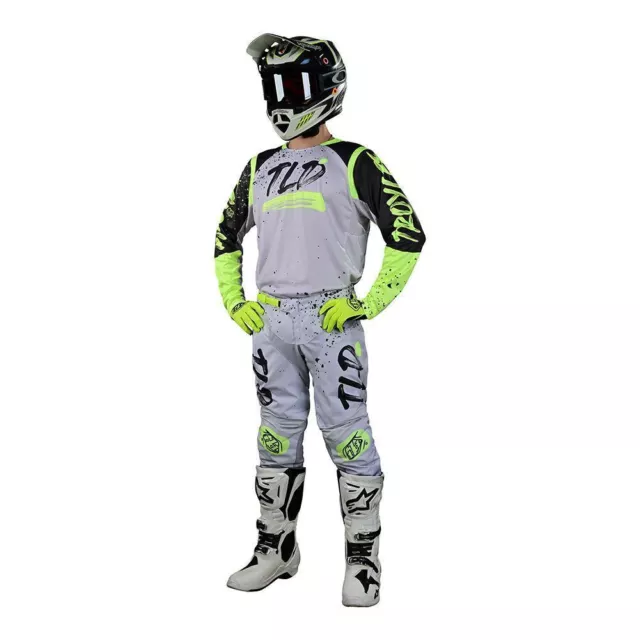 Troy Lee Designs Tld Gp Pro Partical Race Kit Suit Fog Flo Yellow Motocross Mx