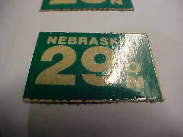 1 Nebraska 29 ton truck license plate sticker