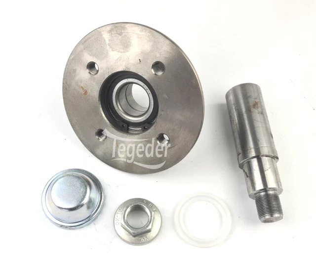 Fusée D'Essieu Laufstummel avec Moyeu 4x100mm Ungebremst Tige Ø40mm Long 150mm