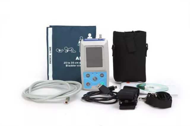 FDA Ambulatory Blood Pressure Patient Monitor 24h NIBP Holter ABPM50, CONTEC USA