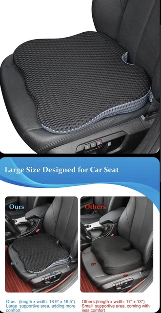 Dreamer Car Seat Cushion for Car Seat Driver - Memory Foam Car Seat Cushions for