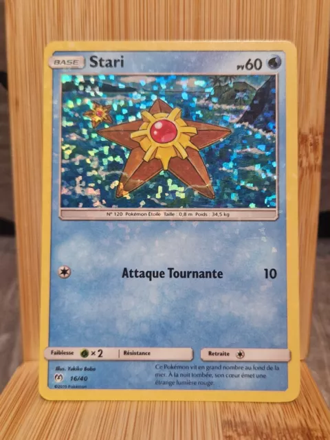 Carte Pokemon - Stari Holo 16/40 - Promo Mcdonald's 2019