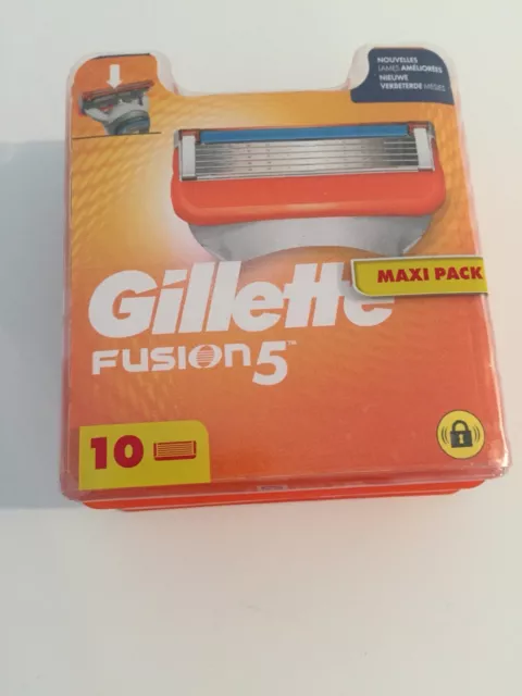 Gillette Fusion - Maxi Pack 10 Lames