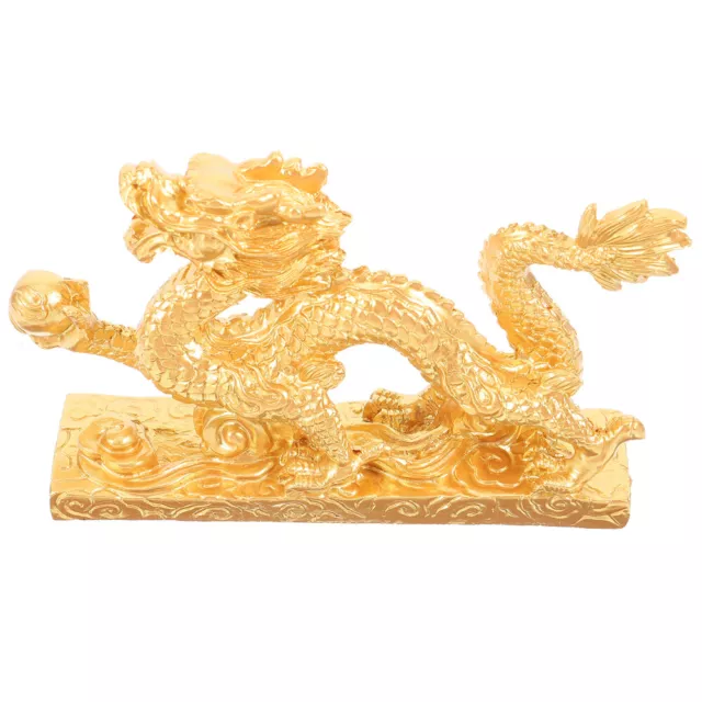 Dragon Decor Statues Collectible Chinese Figurine Fairy Garden Office Decorate 2