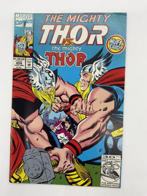 The Mighty Thor #458 1993 Marvel Comics VF-NM, Thor vs. Thor!