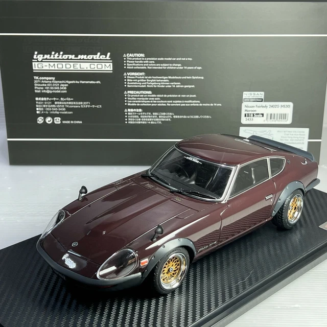 IG0181 1/18Fairlady 240ZG(HS30)Maroon