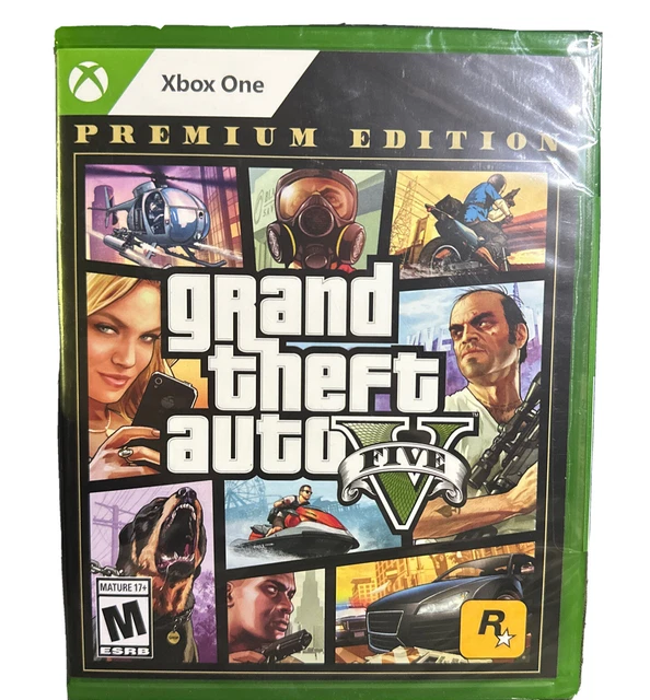 GRAND THEFT AUTO V Premium Edition GTA 5 Xbox One Tout neuf