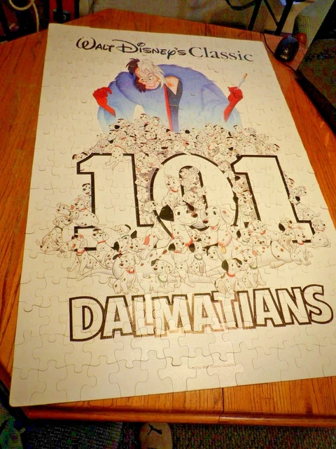 VINTAGE WALT DISNEY'S Classic 101 Dalmatians 300 Piece Movie Poster ...