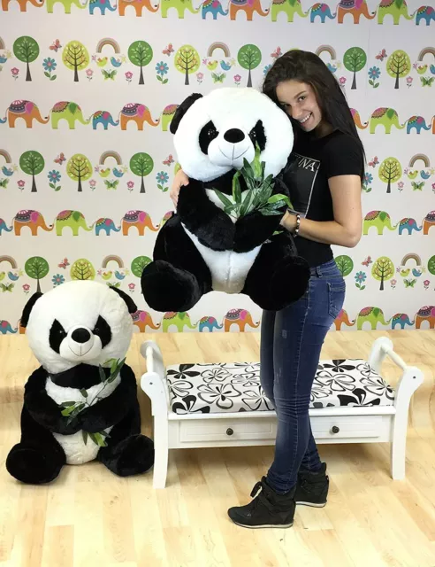 Big Extra Large Plush Giant Panda Teddy Bear Huge Birthday Christmas Present New