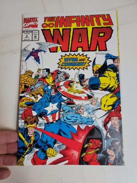 Comic Book Marvel Comics The Infinity War #2 Divide and Conquer