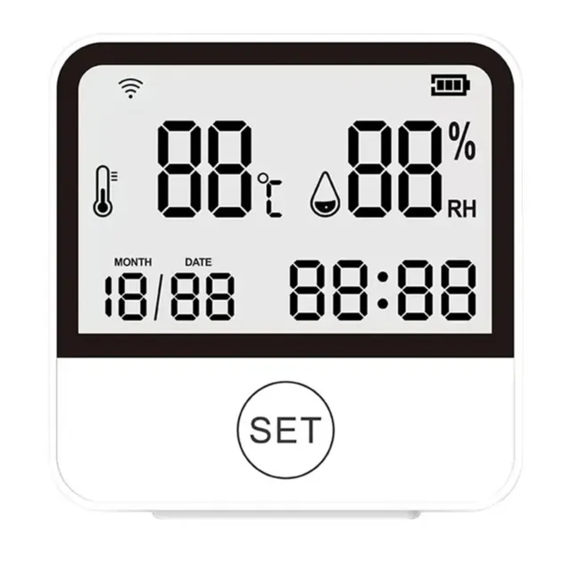 Thermomètre Intérieur et Extérieur LCD Numérique sans Fil Mesure