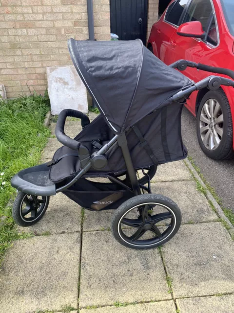 hauck Runner 2 3-Wheel Pushchair - Black