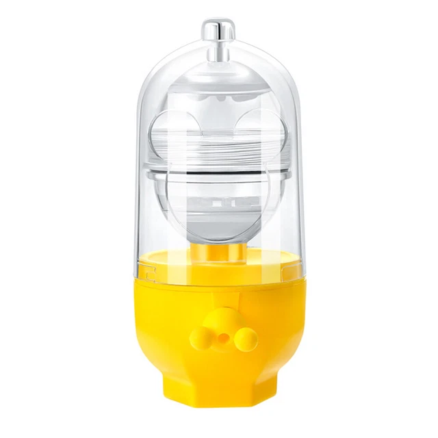 PORTABLE EGG COOKER Tool Egg Scrambler Shaker Hand Powered Golden Egg