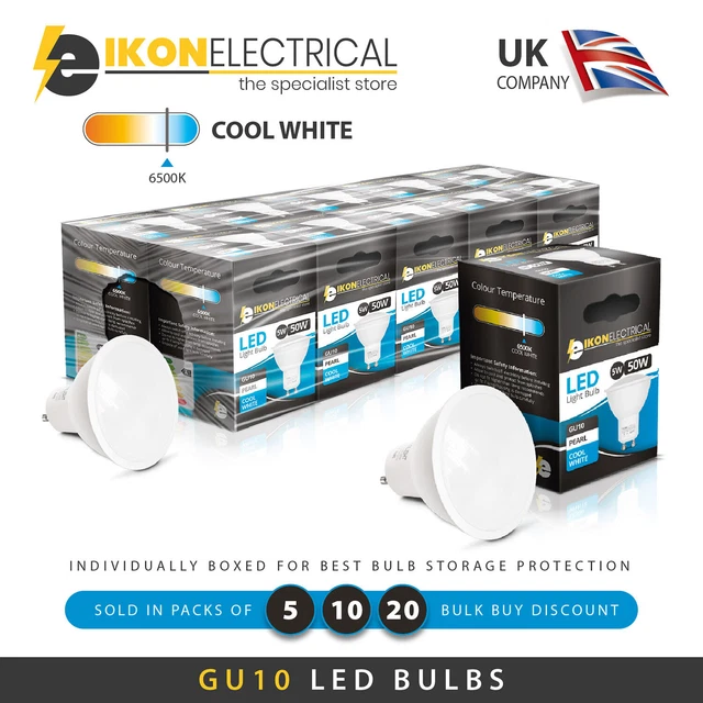 GU10 LED Glühbirne 5/10/20 5W SMD Energiesparstrahler Lampe warm kühl weiß
