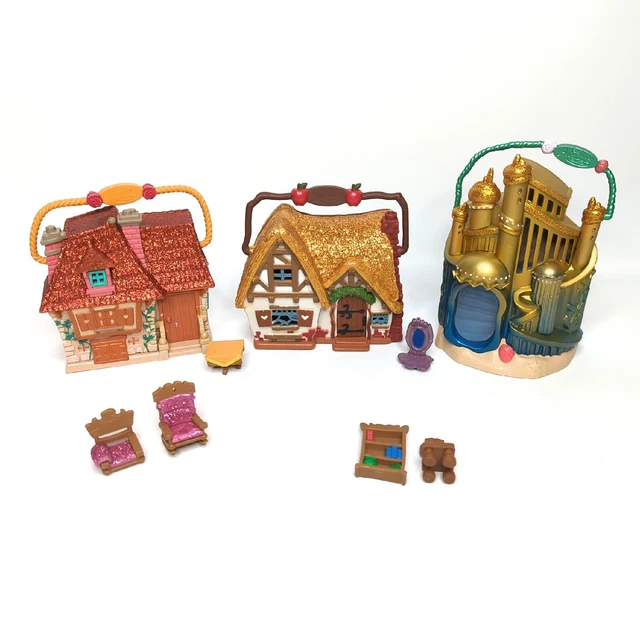 Disney Store Animators’ Collection Littles Lot 3 Houses Accessories No People