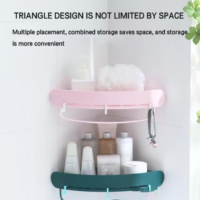 Plastic Bathroom Shelves Organizer Snap Up Bathroom Corner Shelf Caddy Shelf 2